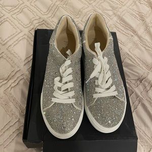 Platform Rhinestone Sneaker